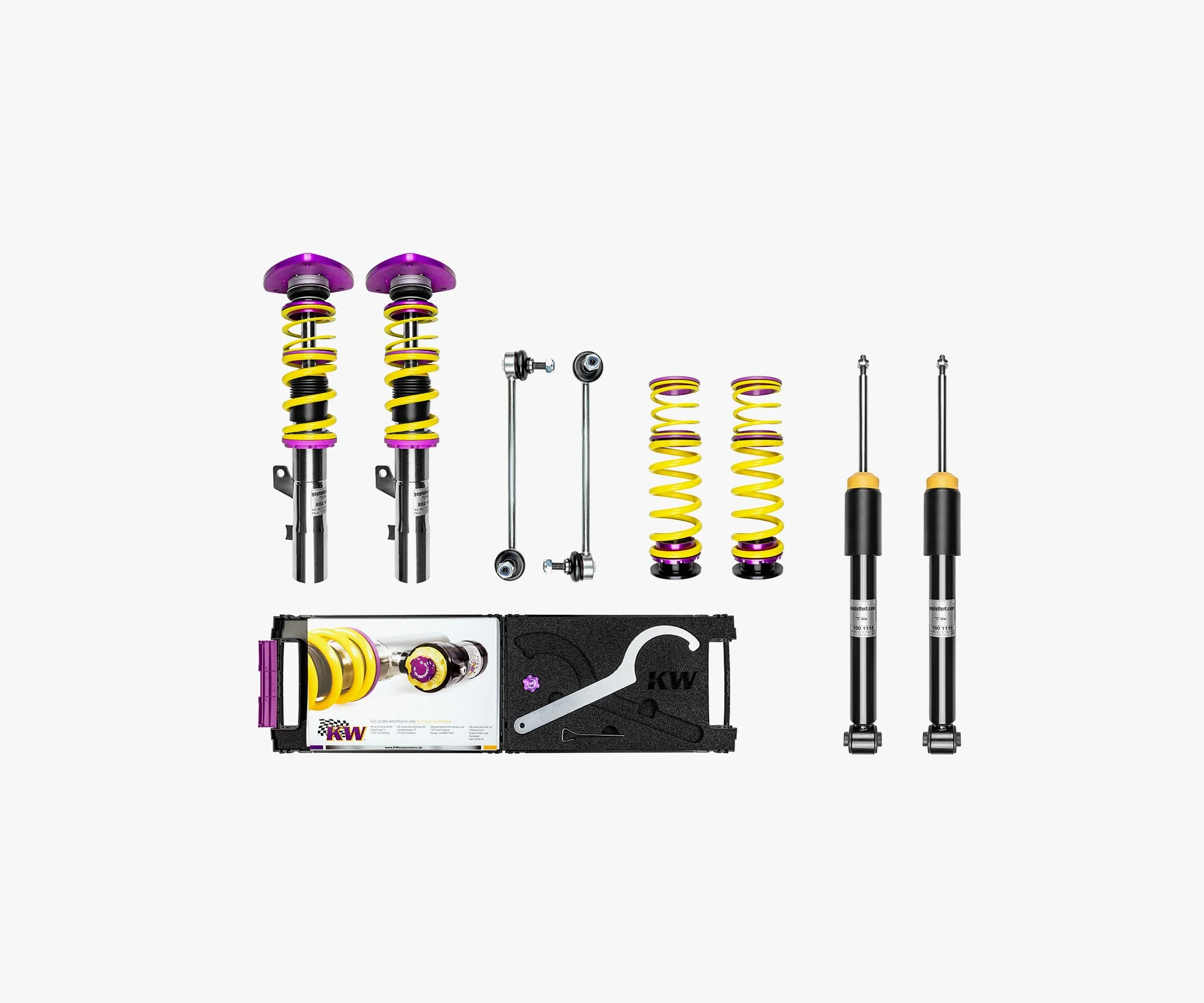 gepfeffert Gewindefahrwerk V3 Audi TT FV quattro (ab 2015) Ø 55mm (mit Sturzdomlager)