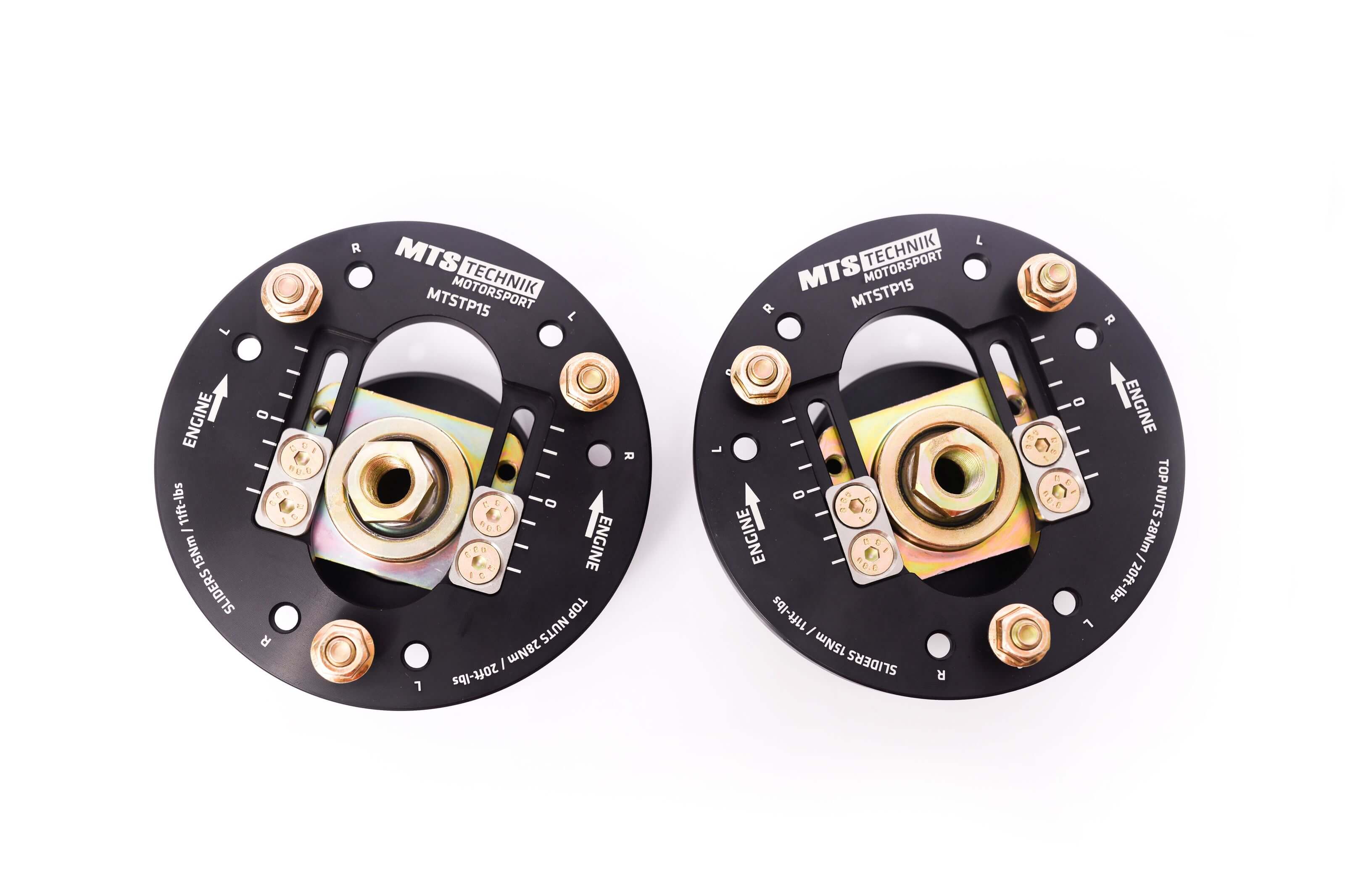 MTS Einstellbare Camber / Caster Sturzplatten (VA) / BMW 3er (E30)