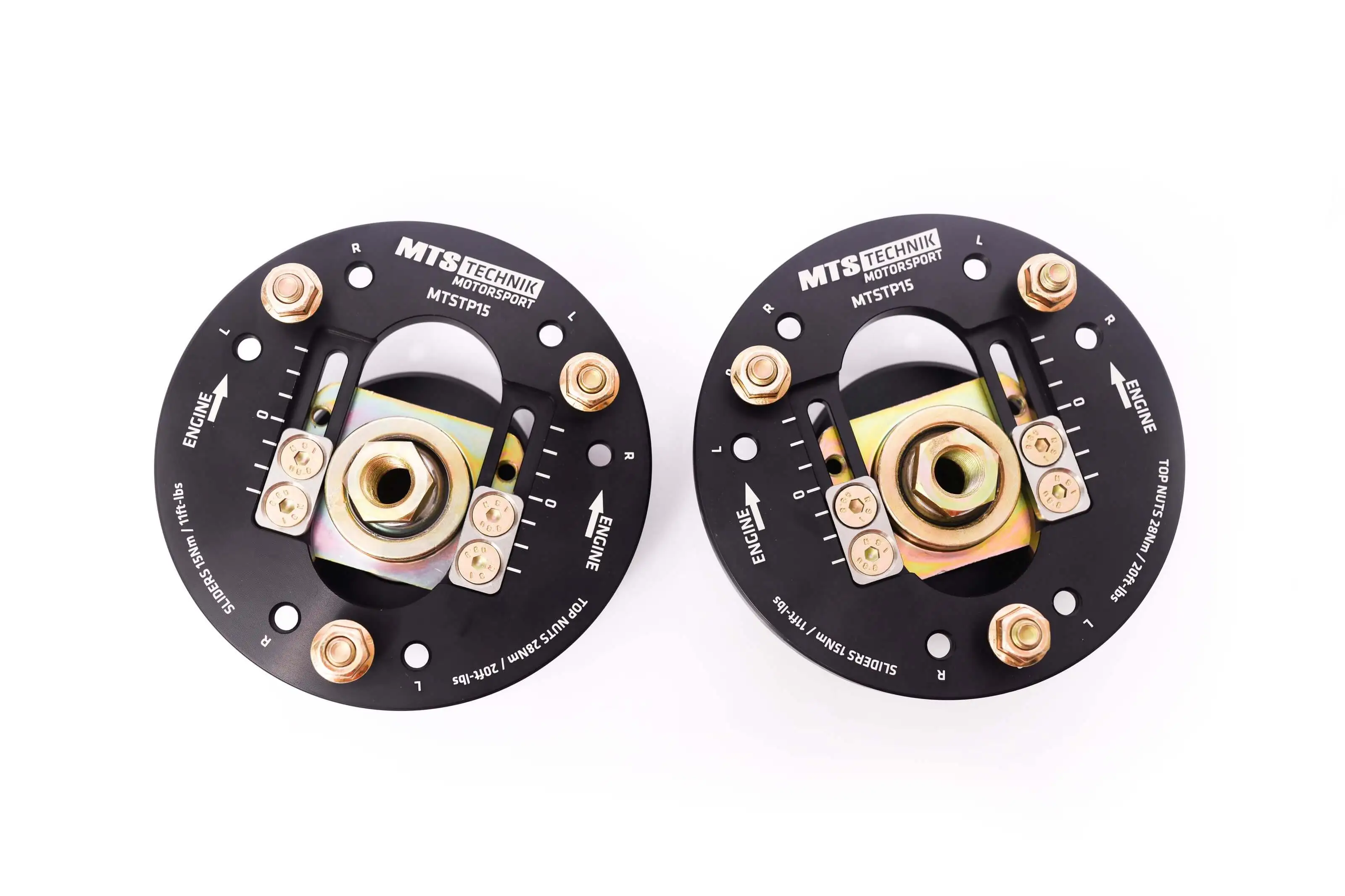 MTS Einstellbare Camber / Caster Sturzplatten (VA) / BMW 3er (E30)