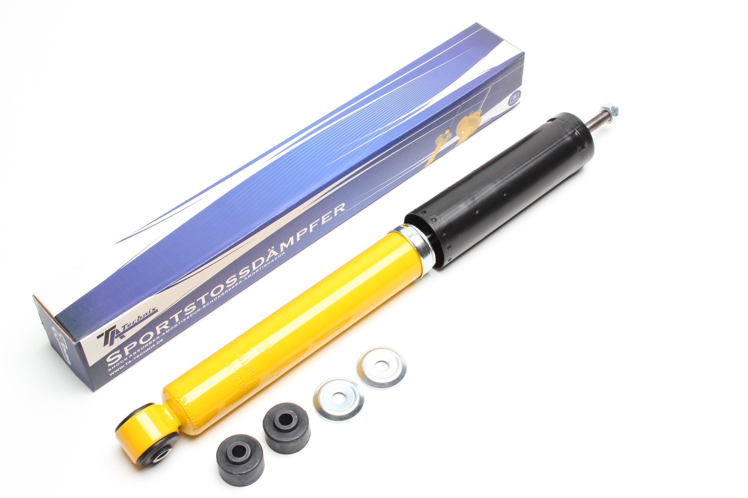 TA Technix Sportstoßdämpfer Hinterachse passend für Opel / Vauxhall Corsa A, Corsa A Kasten, Corsa A TR, Corsa B, Corsa B Kasten, Corsa C, Tigra, Tigra Twin Top, Corsa MK I+II, Nova, Novavan, Nova CC, Tigra MKI