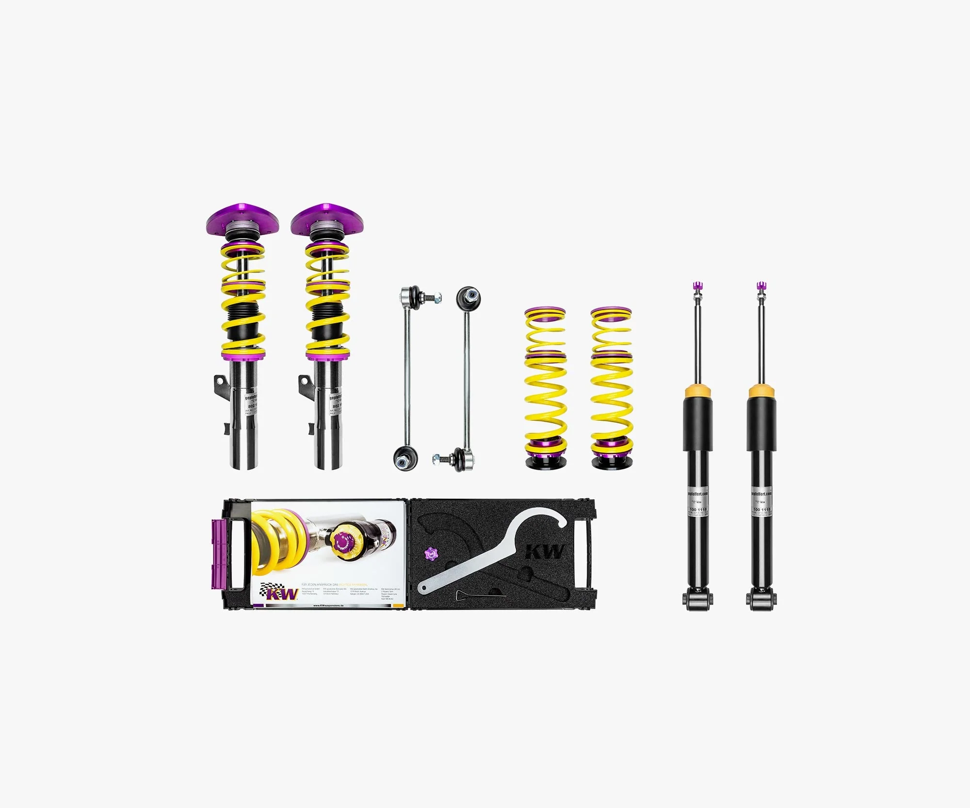 gepfeffert Gewindefahrwerk V2 VW Polo AW inkl. GTI / Audi A1 GB (mit Sturzdomlager)