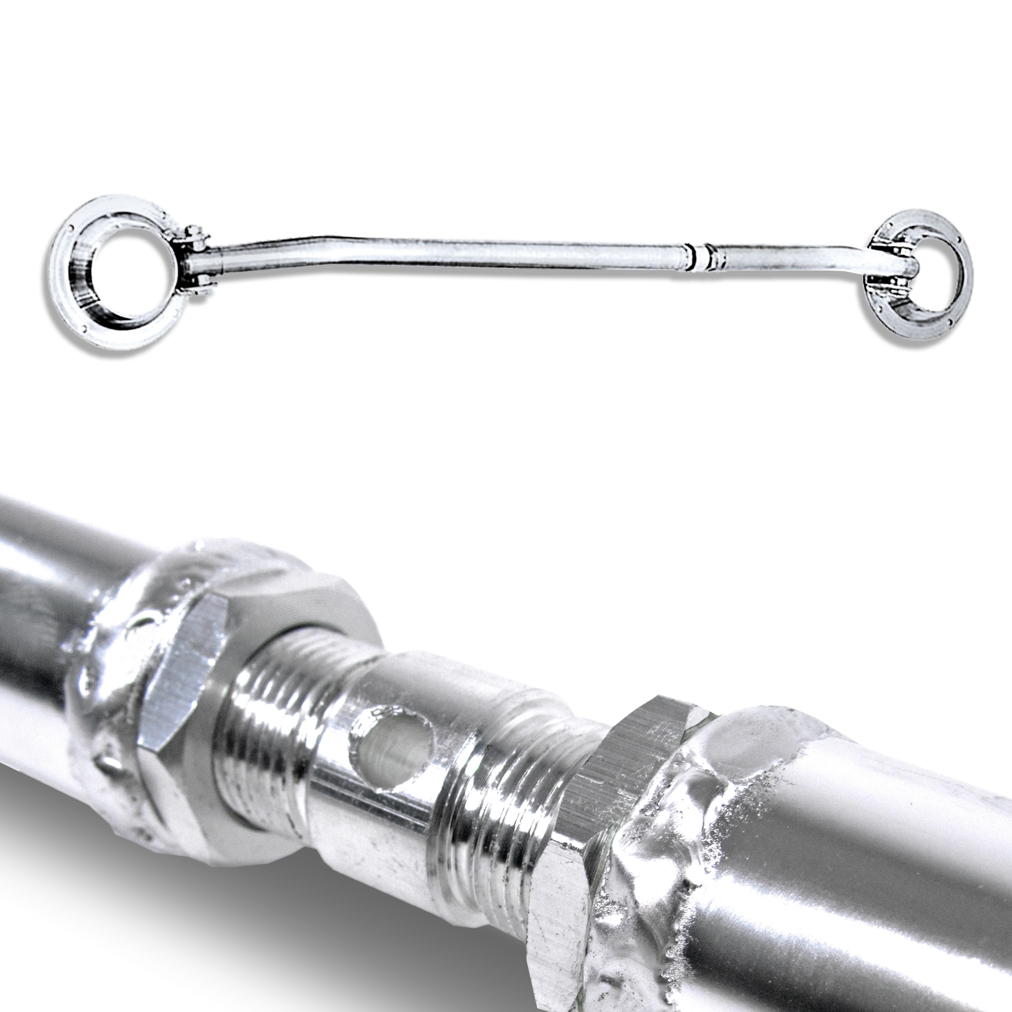 Aluminium Domstrebe verstellbar passend für VW Golf 3