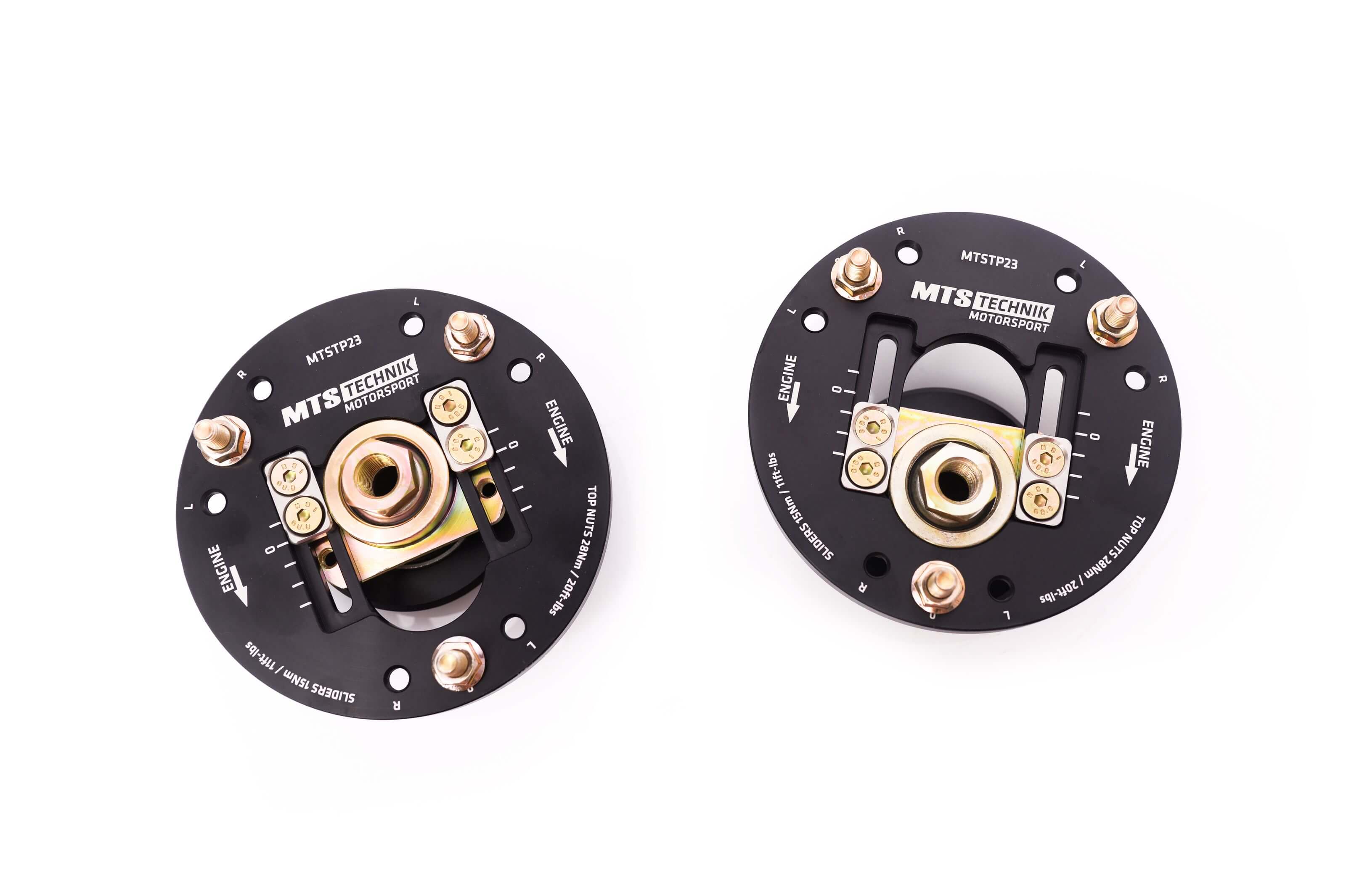 MTS Einstellbare Camber / Caster Sturzplatten (VA) / BMW 7er (E23)