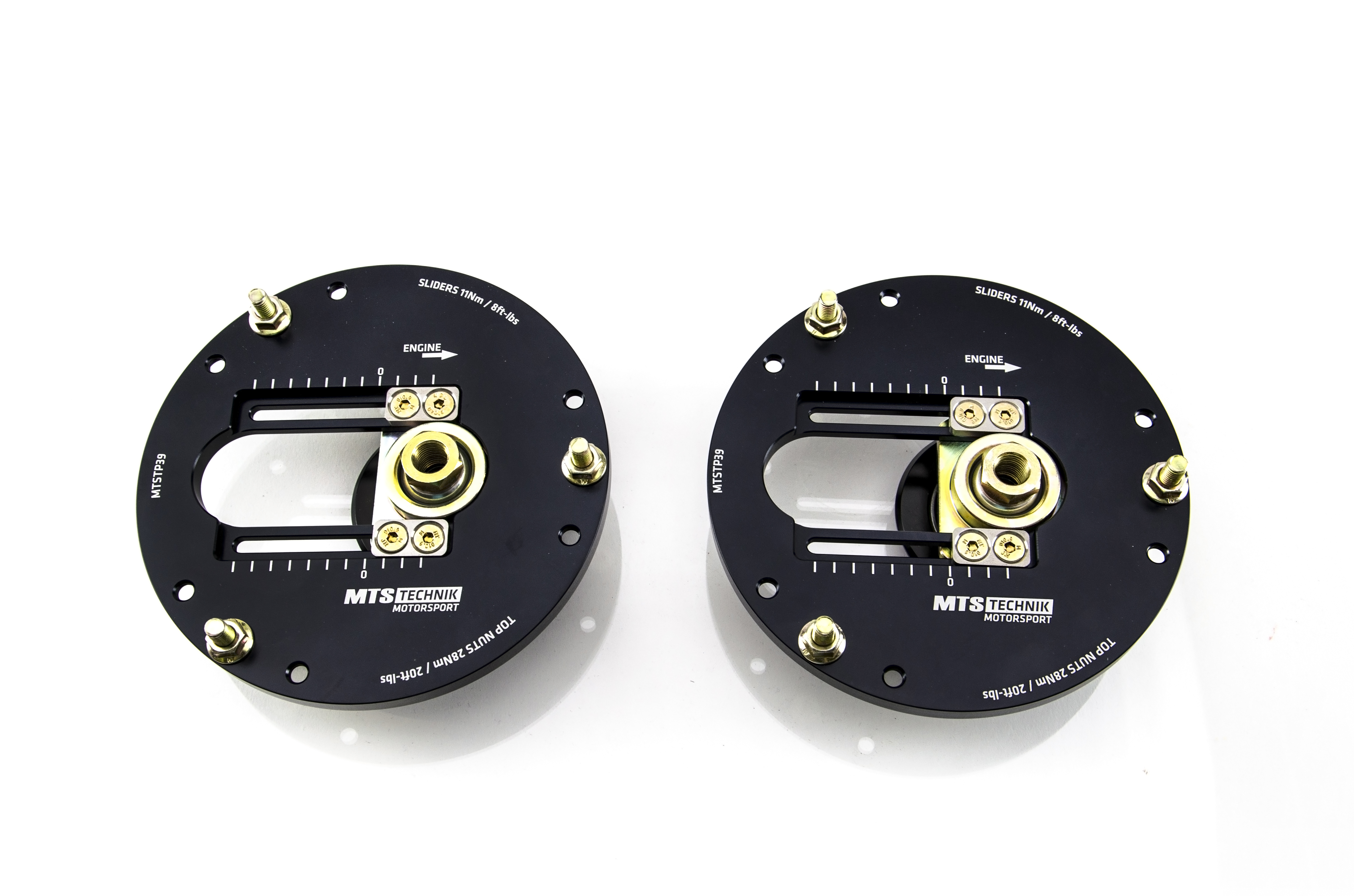 MTS Einstellbare Camber / Caster Sturzplatten (VA) / Audi 100 (C3, 44, 44Q)