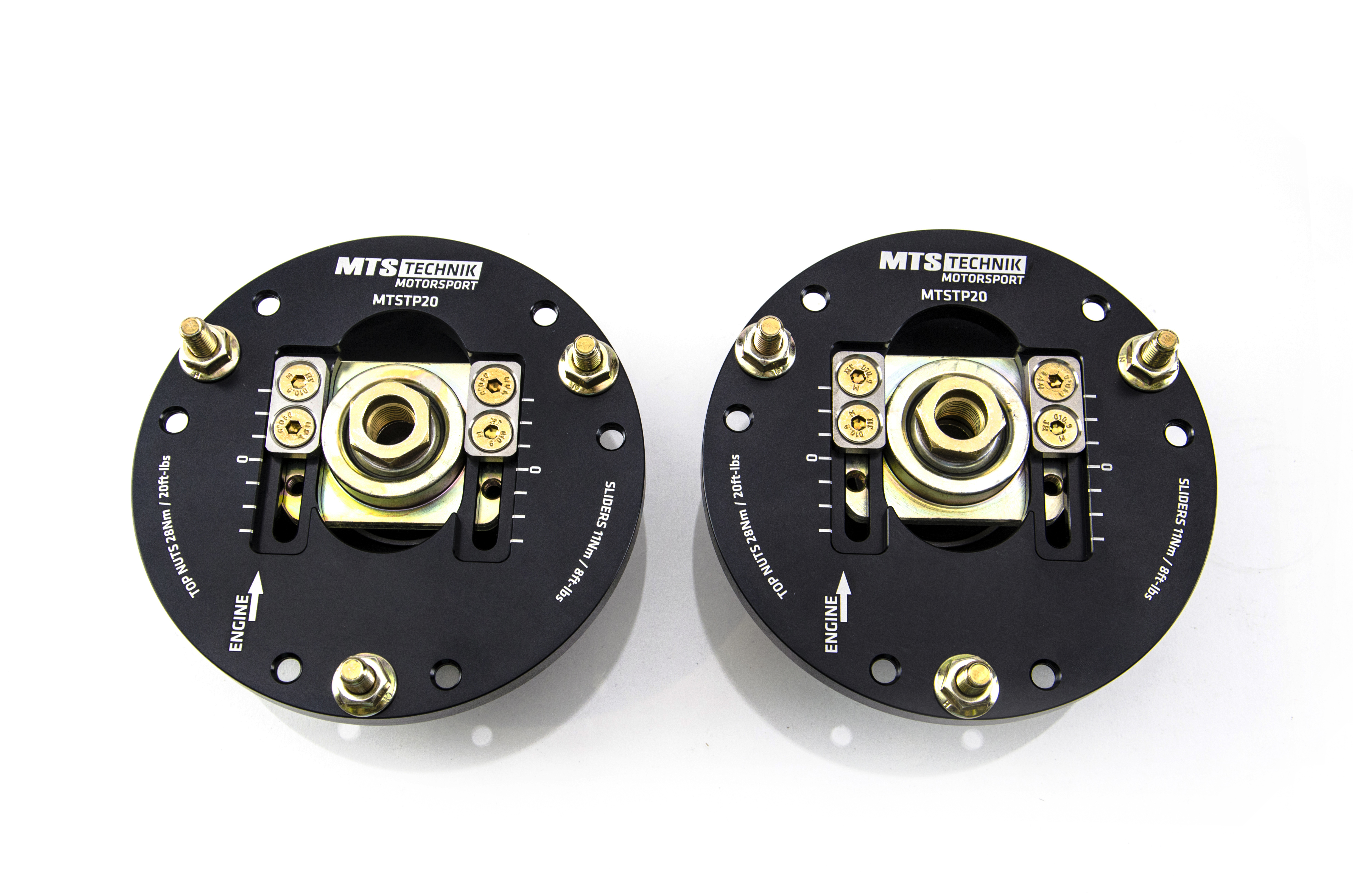 MTS Einstellbare Camber / Caster Sturzplatten (VA) / Audi A3 (8P)