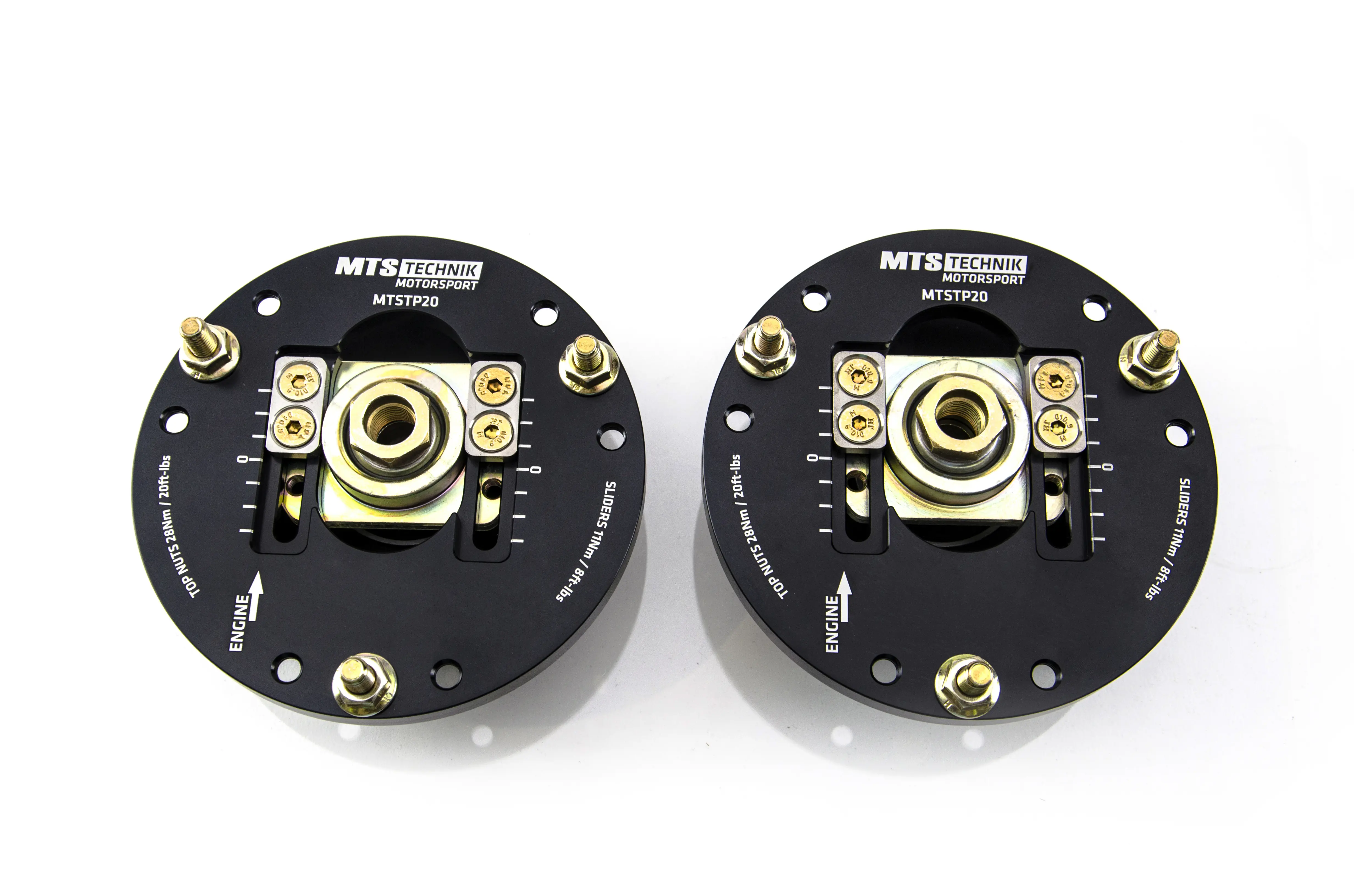 MTS Einstellbare Camber / Caster Sturzplatten (VA) / Audi A3 (8P)