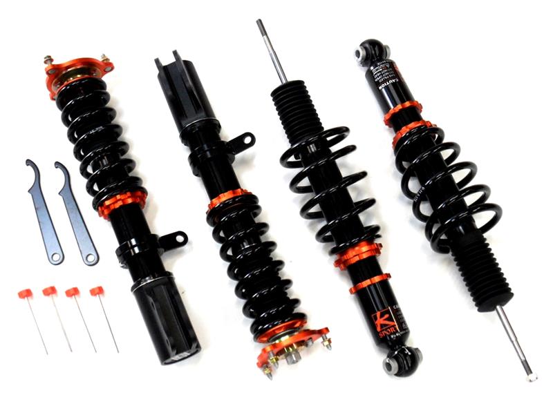 K-Sport Saab 9-5 (YS3E) Gewindefahrwerk Street mit Stahl-Achsschenkel vorn (24mm breite Aufnahme)