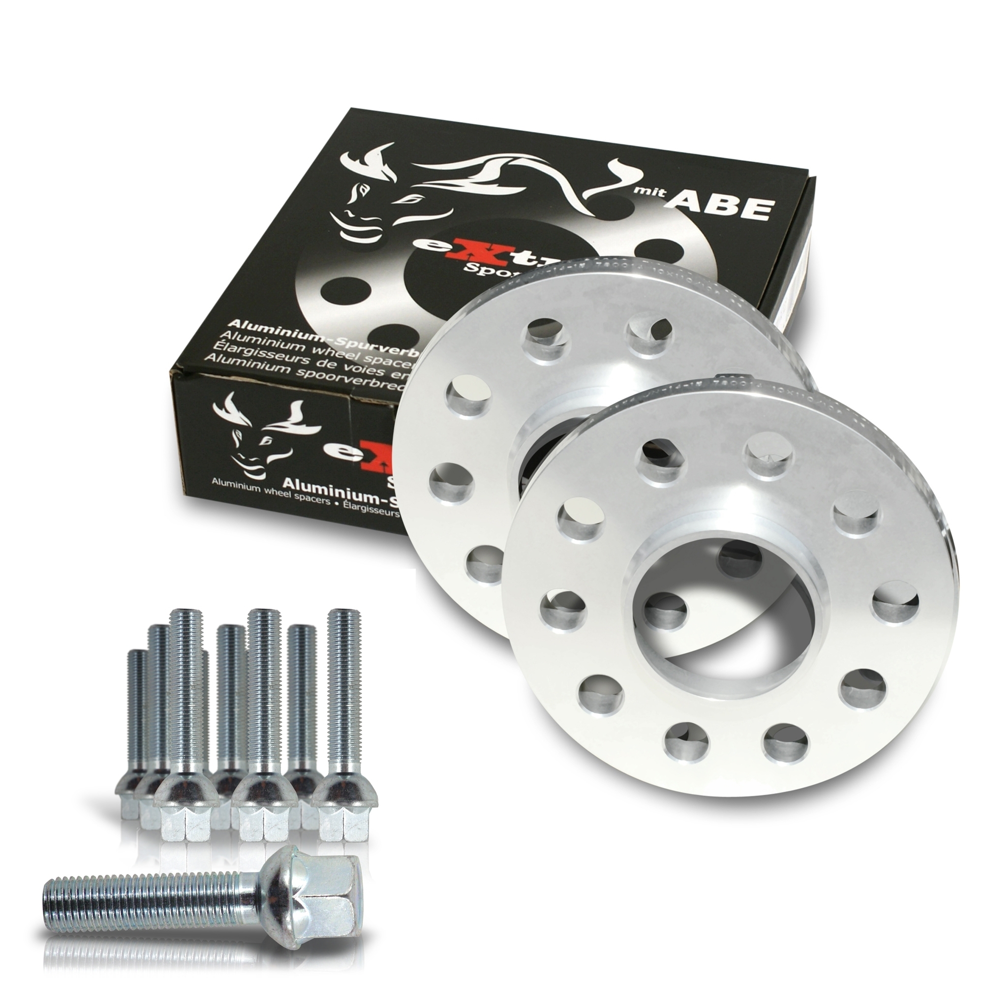 Spurverbreiterung Set 20mm inkl. Radschrauben passend für Audi A4/ S4 (B8), A4 Allroad (B8), A4 Avant (B8), S4 Limousine + Kombi (B8)