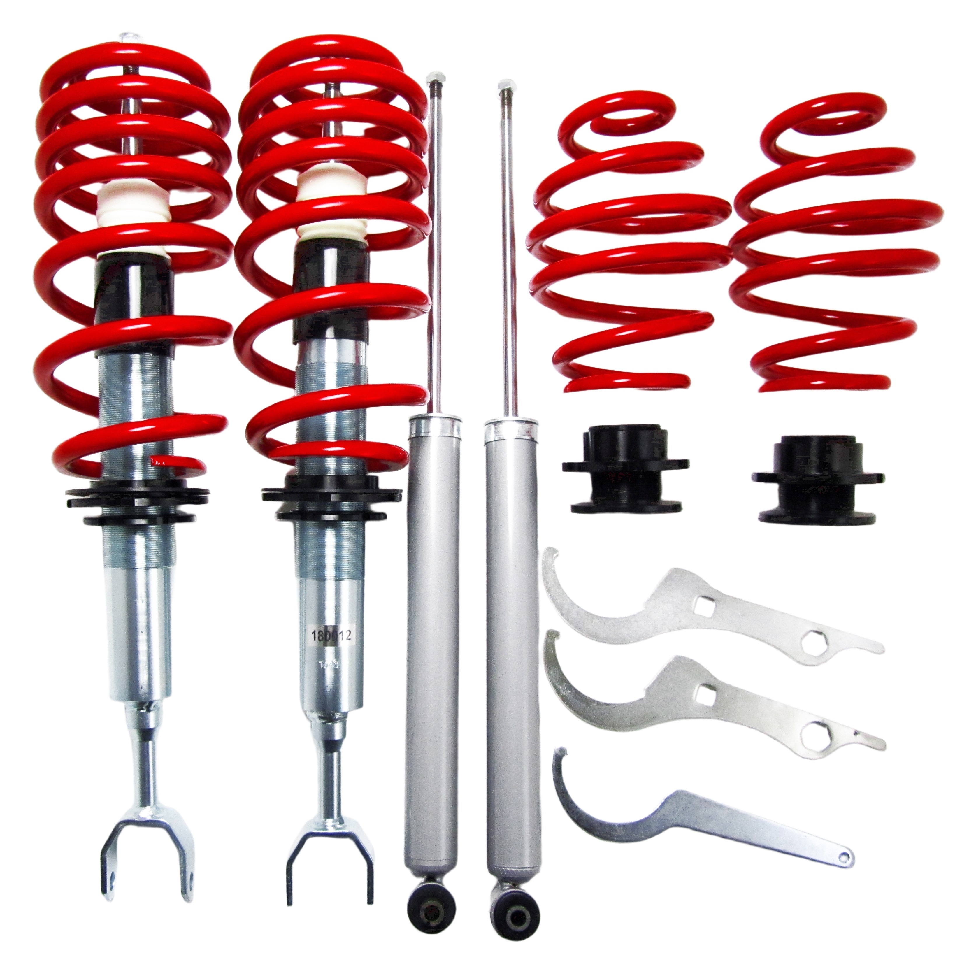 Redline Gewindefahrwerk passend für VW Passat 3B und 3BG  inck. Variant-Modelle Baujahr 3.1997 - 2005, nicht geeignet für Fahrzeuge mit Allradantrieb