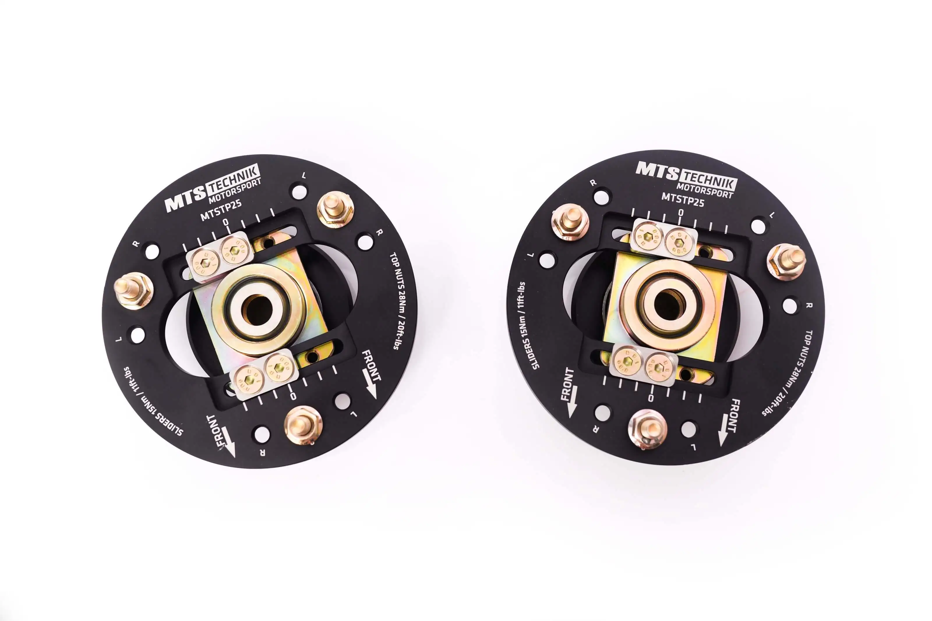 MTS Einstellbare Camber / Caster Sturzplatten (VA) / BMW Z3 Roadster (E36)